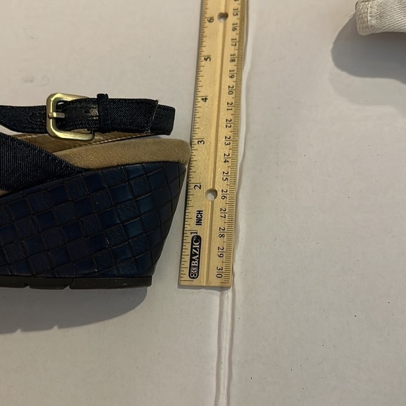 BANDOLINO Blue jean sandals pre owned - Picture 9 of 9